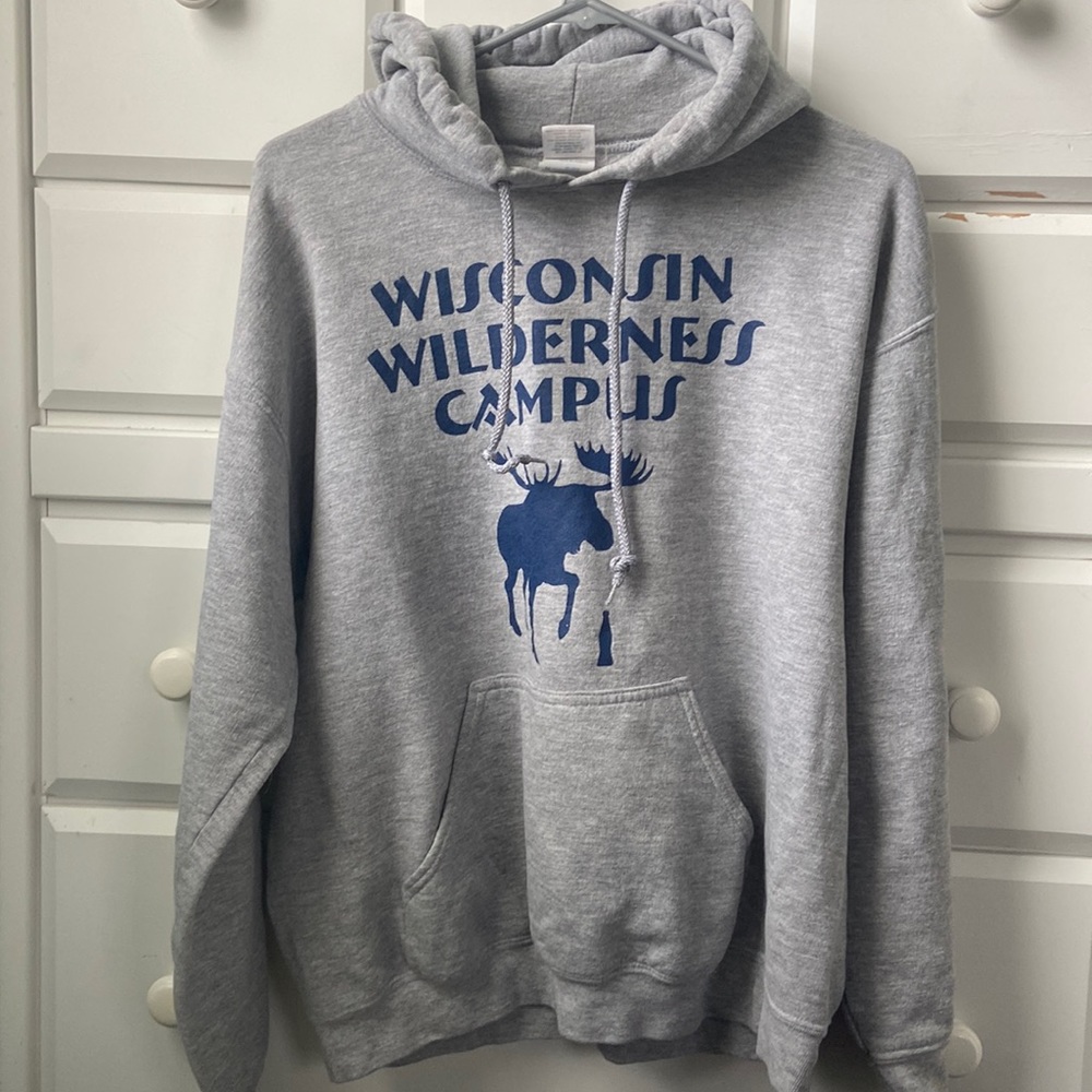 Oversized hooded sweatshirt